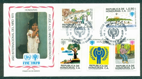 Honduras-1979-IYC-International-Year-of-the-Child-FDC-lot32000