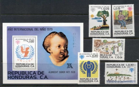 Honduras-1979-IYC-International-year-of-the-Child-MS-MUH