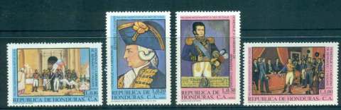 Honduras-1981-Paintings-of-OHiggins-MLH-lot51295