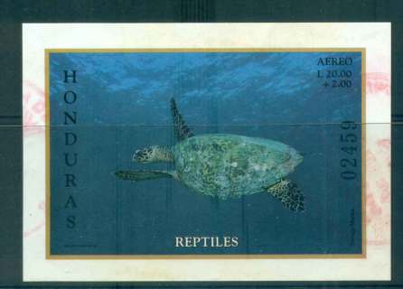 Honduras-1998-Marine-Turtle-MS-FU-lot51303