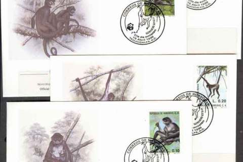 Honduras-1990 WWF Geoffroy's Spider Monkey