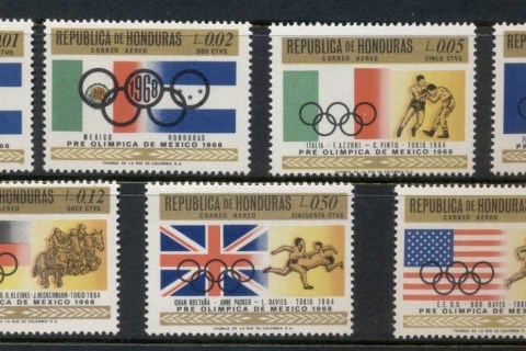 Honduras-1968-Summer-Olympics-Mexico-City-MUH