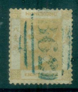 Hong-Kong-1862-QV-8c-Buff-No-Wmk-FU-lot78105