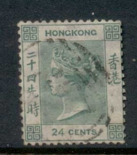 Hong-Kong-1863-80-QV-Portrait-24c-FU