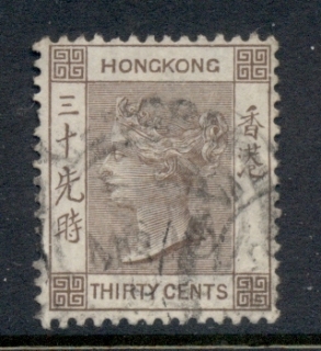 Hong-Kong-1882-1902-QV-Portrait-30c-brown-FU