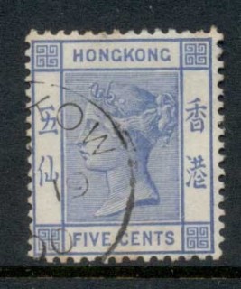 Hong-Kong-1882-1902-QV-Portrait-5c-ultramarine-FU-2