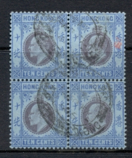 Hong-Kong-1903-KEVII-Portrait-Wmk-Crown-CA-10c-blue-violet-blk4-FU