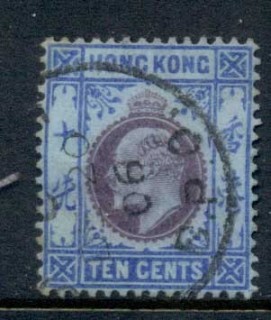 Hong-Kong-1904-11-KEVII-Portrait-10c-ultra-lilac-on-blue-FU