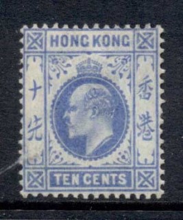 Hong-Kong-1904-11-KEVII-Portrait-10c-ultramarine-MLH