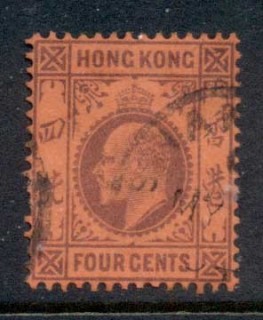 Hong-Kong-1904-11-KEVII-Portrait-4c-violet-on-red-FU-2