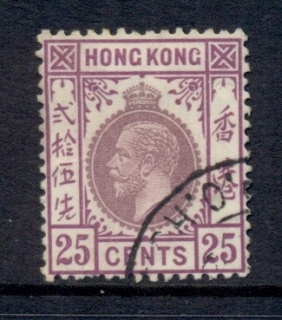 Hong-Kong-1921-37-KGV-Portrait-25c-red-violet-violet-FU