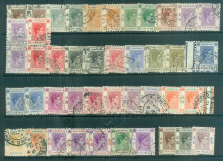 Hong-Kong-1938-48-KGVI-Assorted