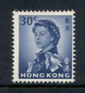 Hong-Kong-1962-QEII-Portrait-30c-MLH