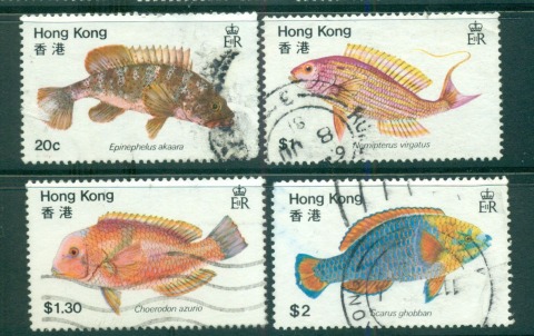 Hong-Kong-1981-Fish-FU-lot56069