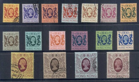 Hong-Kong-1982-QEII-Definitives-FU-MLH