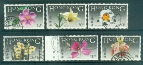 Hong-Kong-1985-Indigenous-Flowers-FU-lot78325