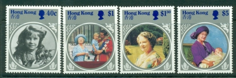 Hong-Kong-1985-Queen-Mother-Bday-MUH-Lot18746