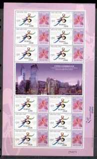 Hong-Kong-2001-Summer-Olympic-Beijing-bid-sheetlet-MUH