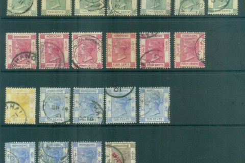 Hong-Kong-1882-1902-QV-Assorted