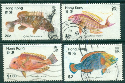 Hong-Kong-1981-Fish-FU-lot56069