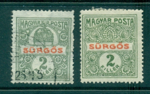 Hungary-1916-19-Special-Delivery-MLH-FU-lot37492