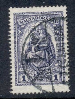 Hungary-1926-27-Madonna-Child-1p-FU