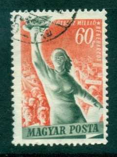 Hungary-1950-60f-Peace-Demonstrator-FU-lot37566