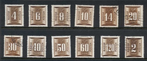 Hungary-1951-Postage-Due-FU