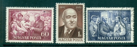 Hungary-1952-Matyas-Rakosi-FU-lot37585