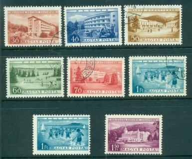 Hungary-1953-Buildings-Recreation-FU-MLH-lot37623