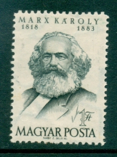 Hungary-1953-Death-of-Karl-Marx-MLH-lot37598