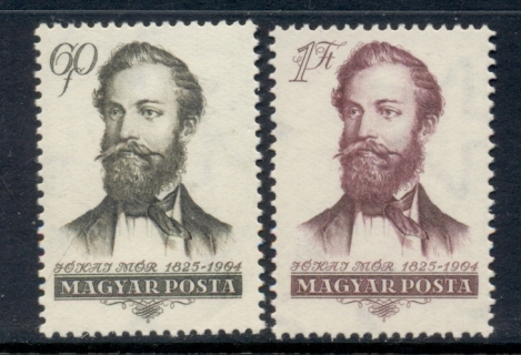 Hungary-1954-Maurus-Jokai-MUH