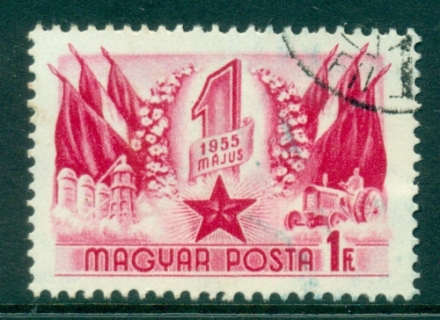 Hungary-1955-Labour-Day-FU-lot37604