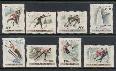 Hungary-1955-Winter-Sports-MUH