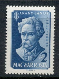 Hungary-1957-Janos-Arany-MUH