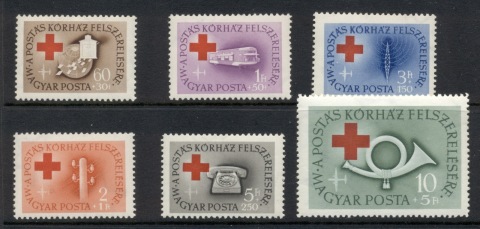 Hungary-1957-Red-Cross