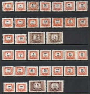 Hungary-1958-69-Postage-Due-Asst-Perfs-FU-MLH-MUH