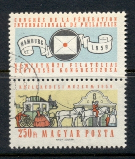 Hungary-1959-Postal-Museum-CTO