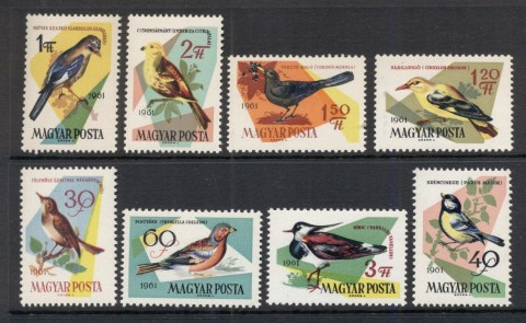 Hungary-1961-Birds-MUH