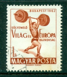 Hungary-1962-European-Weightlifting-CTO-lot37687