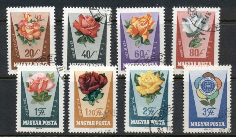 Hungary-1962-Flowers-2