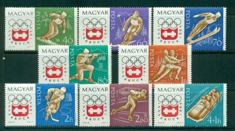 Hungary-1963-64-Winter-Olympics-Innsbruck-MUH-lot37697