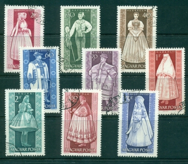 Hungary-1963-Provincial-Costumes-FU-lot37696