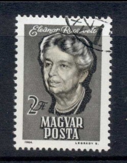 Hungary-1964-Eleanor-Roosevelt-FU