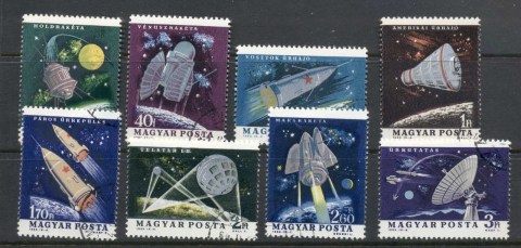 Hungary-1964-US-USSR-Spacecraft-CTO