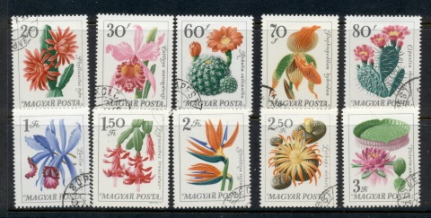 Hungary-1965-Botanical-Garden-Plants-CTO