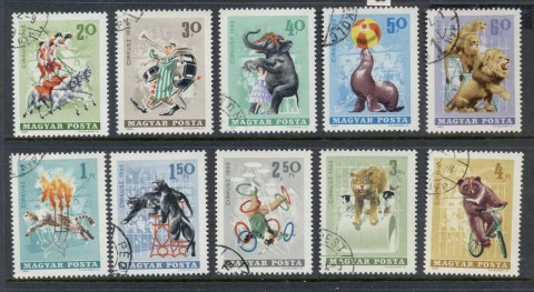 Hungary-1965-Circus-Acts-CTO