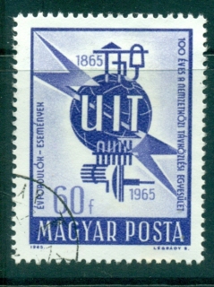 Hungary-1965-ITU-Centenary-CTO-lot37708