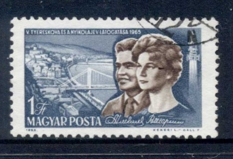 Hungary-1965-Russian-Cosmonauts-CTO