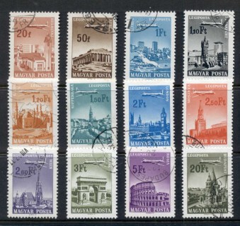 Hungary-1966-67-Planes-over-Cities-no-4